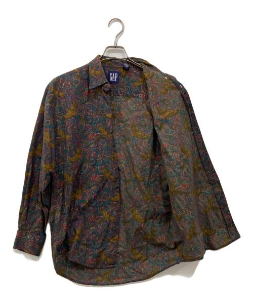 GAP（ギャップ）GAP (ギャップ) 総柄シャツ マルチカラー サイズ:Mの古着・服飾アイテム