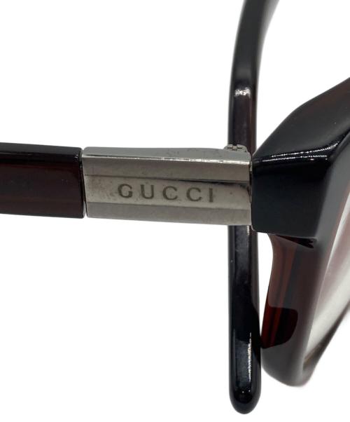 GUCCI（グッチ）GUCCI (グッチ) 眼鏡 ブラウン サイズ:53□14-140の古着・服飾アイテム