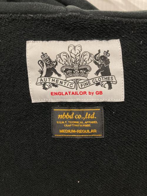 NEIGHBORHOOD（ネイバーフッド）NEIGHBORHOOD (ネイバーフッド) Englatailor By GB ジップパーカー ブラック サイズ:Mの古着・服飾アイテム
