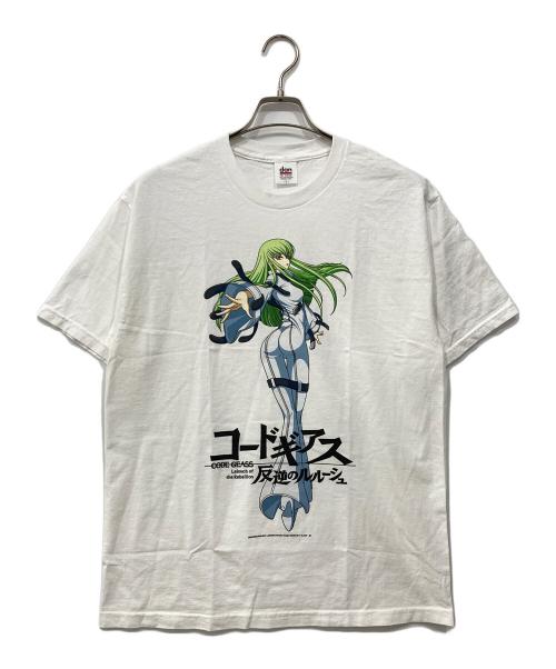 DAN（ダン）DAN (ダン) プリントTシャツ ホワイト サイズ:Lの古着・服飾アイテム