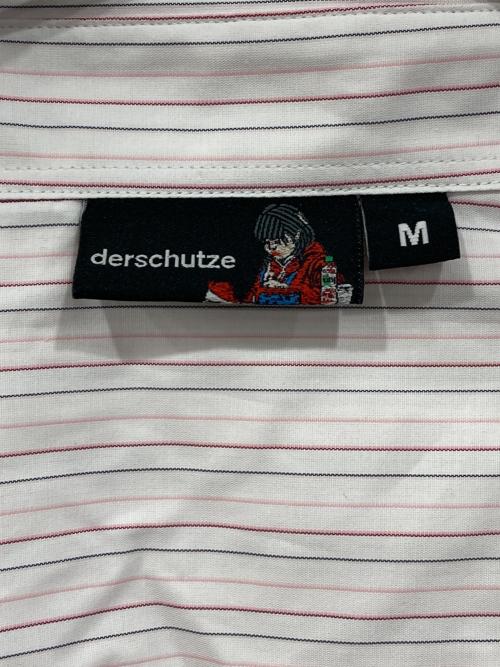 derschutze（デルシュッツ）derschutze (デルシュッツ) ストライプシャツ ピンク サイズ:Mの古着・服飾アイテム