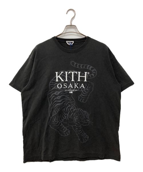 KITH（キス）KITH (キス) タイガープリントTシャツ ブラック サイズ:XL 未使用品の古着・服飾アイテム
