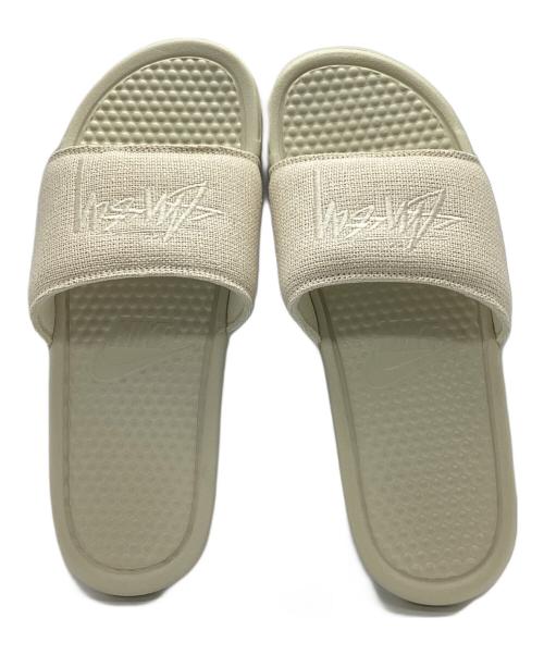 NIKE（ナイキ）NIKE (ナイキ) stussy (ステューシー) ベナッシ サンダル アイボリー サイズ:27㎝の古着・服飾アイテム