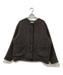 JOURNAL STANDARD relume（ジャーナルスタンダード レリューム）の古着「コットンツイードジャケット」｜ブラック