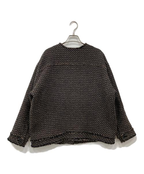 JOURNAL STANDARD relume（ジャーナルスタンダード レリューム）JOURNAL STANDARD relume (ジャーナルスタンダード レリューム) コットンツイードジャケット ブラック サイズ:Freeの古着・服飾アイテム