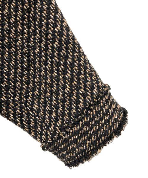 JOURNAL STANDARD relume（ジャーナルスタンダード レリューム）JOURNAL STANDARD relume (ジャーナルスタンダード レリューム) コットンツイードジャケット ブラック サイズ:Freeの古着・服飾アイテム