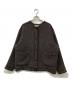 JOURNAL STANDARD relume（ジャーナルスタンダード レリューム）の古着「コットンツイードジャケット」｜ブラック