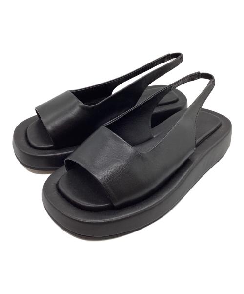 MARW UNITED ARROWS（マルゥ ユナイテッドアローズ）MARW UNITED ARROWS (マルゥ ユナイテッドアローズ) ボリュームソール サンダル ブラック サイズ:23cmの古着・服飾アイテム