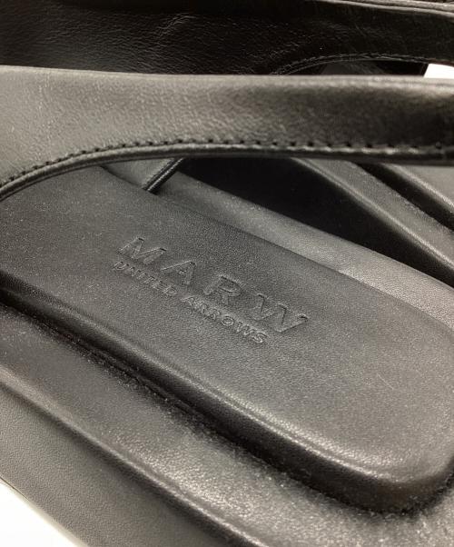 MARW UNITED ARROWS（マルゥ ユナイテッドアローズ）MARW UNITED ARROWS (マルゥ ユナイテッドアローズ) ボリュームソール サンダル ブラック サイズ:23cmの古着・服飾アイテム