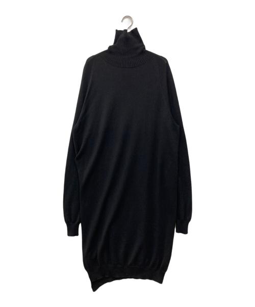 GROUND Y（グラウンドワイ）GROUND Y (グラウンドワイ) ニットワンピース ブラック サイズ:3の古着・服飾アイテム