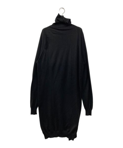 GROUND Y（グラウンドワイ）GROUND Y (グラウンドワイ) ニットワンピース ブラック サイズ:3の古着・服飾アイテム