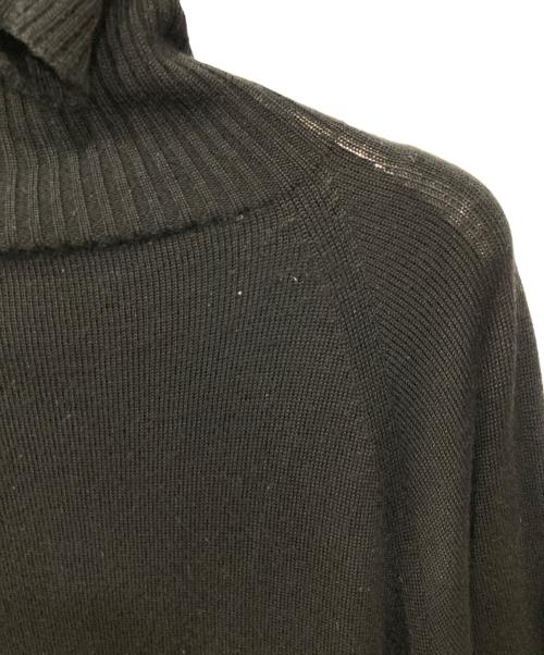 GROUND Y（グラウンドワイ）GROUND Y (グラウンドワイ) ニットワンピース ブラック サイズ:3の古着・服飾アイテム