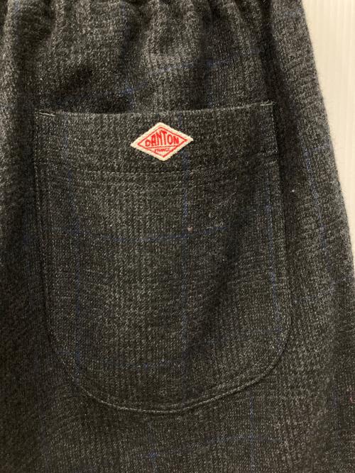 DANTON（ダントン）DANTON (ダントン) W EASY STRAIGHT PANTS ブラック サイズ:38の古着・服飾アイテム