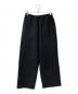 DANTON（ダントン）の古着「W EASY STRAIGHT PANTS」｜ブラック