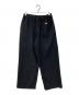 DANTON (ダントン) W EASY STRAIGHT PANTS ブラック サイズ:38：5000円