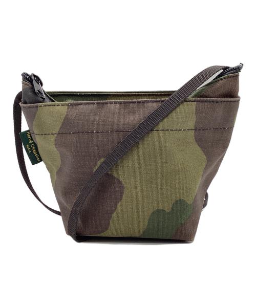 Herve Chapelier（エルベシャプリエ）Herve Chapelier (エルベシャプリエ) カモ柄ミニショルダーバッグ カーキの古着・服飾アイテム