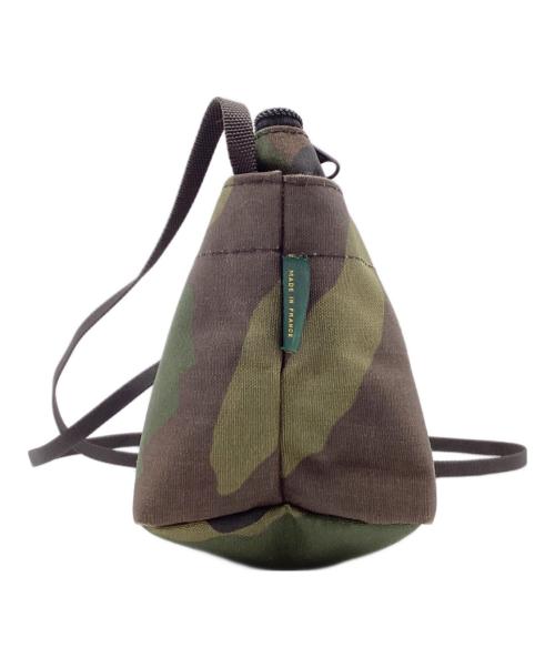 Herve Chapelier（エルベシャプリエ）Herve Chapelier (エルベシャプリエ) カモ柄ミニショルダーバッグ カーキの古着・服飾アイテム