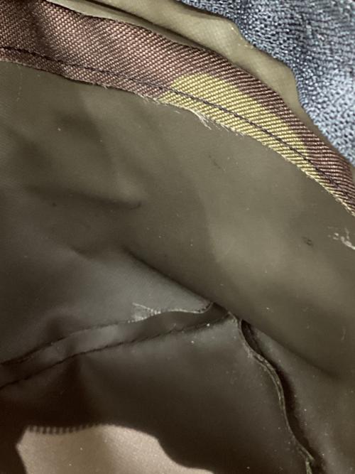 Herve Chapelier（エルベシャプリエ）Herve Chapelier (エルベシャプリエ) カモ柄ミニショルダーバッグ カーキの古着・服飾アイテム