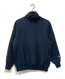 Champion（チャンピオン）の古着「リバースウィーブ ハイネックスウェット」｜ネイビー