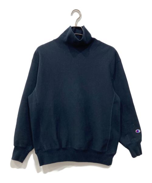 Champion（チャンピオン）Champion (チャンピオン) リバースウィーブ ハイネックスウェット ネイビー サイズ:MEDIUMの古着・服飾アイテム