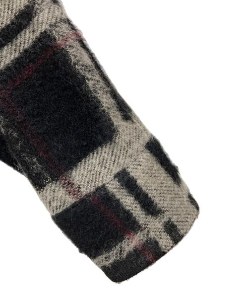 the conspires（ザ コンスパイアーズ）the conspires (ザ コンスパイアーズ) アルパカ混チェックシャツ ブラック サイズ:Sの古着・服飾アイテム