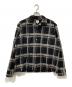 the conspires（ザ コンスパイアーズ）の古着「アルパカ混チェックシャツ」｜ブラック