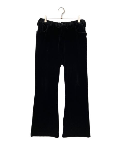 lomrof（ラムロフ）lomrof (ラムロフ) ベロアパンツ ブラック サイズ:FREEの古着・服飾アイテム