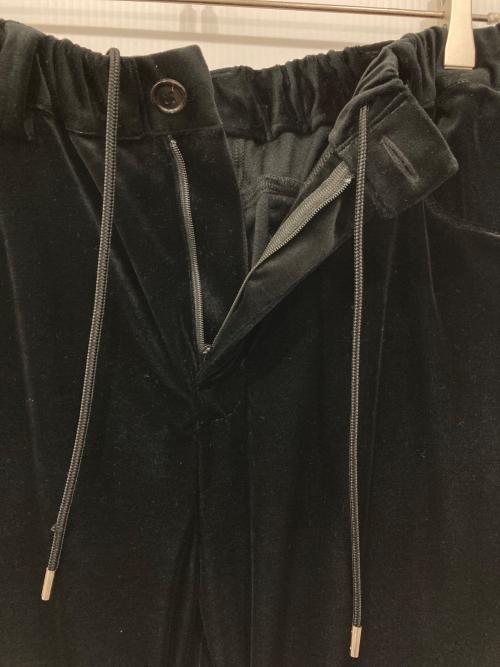 lomrof（ラムロフ）lomrof (ラムロフ) ベロアパンツ ブラック サイズ:FREEの古着・服飾アイテム
