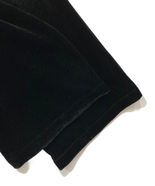 lomrof（ラムロフ）lomrof (ラムロフ) ベロアパンツ ブラック サイズ:FREEの古着・服飾アイテム