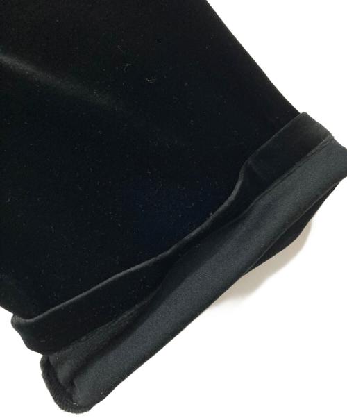 lomrof（ラムロフ）lomrof (ラムロフ) ベロアパンツ ブラック サイズ:FREEの古着・服飾アイテム