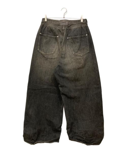 refomed（リフォメッド）refomed (リフォメッド) FRESH MAN DENIM WIDE PANTS / フレッシュマンデニムワイドパンツ グレー サイズ:3の古着・服飾アイテム