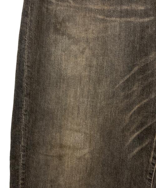 refomed（リフォメッド）refomed (リフォメッド) FRESH MAN DENIM WIDE PANTS / フレッシュマンデニムワイドパンツ グレー サイズ:3の古着・服飾アイテム