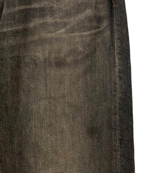 refomed（リフォメッド）refomed (リフォメッド) FRESH MAN DENIM WIDE PANTS / フレッシュマンデニムワイドパンツ グレー サイズ:3の古着・服飾アイテム