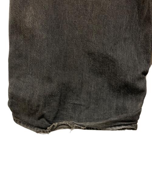 refomed（リフォメッド）refomed (リフォメッド) FRESH MAN DENIM WIDE PANTS / フレッシュマンデニムワイドパンツ グレー サイズ:3の古着・服飾アイテム