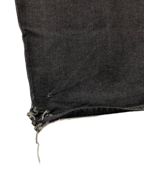 Jaded London（ジェイデッドロンドン）Jaded London (ジェイデッドロンドン) エンブロイダリーデニムパンツ ブラック サイズ:30の古着・服飾アイテム