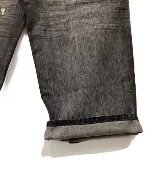 Jaded London（ジェイデッドロンドン）Jaded London (ジェイデッドロンドン) Black Eroded XL Colossus Jeans /  ブラック  エローディッド XL コロッサス ジーンズ グレー サイズ:28の古着・服飾アイテム