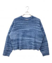Shinzone（シンゾーン）の古着「グラデーションニット」｜ブルー