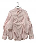 NOS COULEURSノ クールール）の古着「ストライプシャツ」｜ピンク