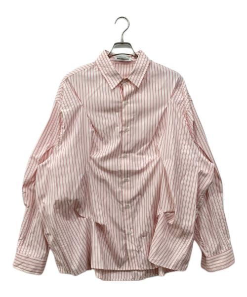 NOS COULEURS（ノ クールール）NOS COULEURS (ノ クールール) ストライプシャツ ピンク サイズ:1の古着・服飾アイテム