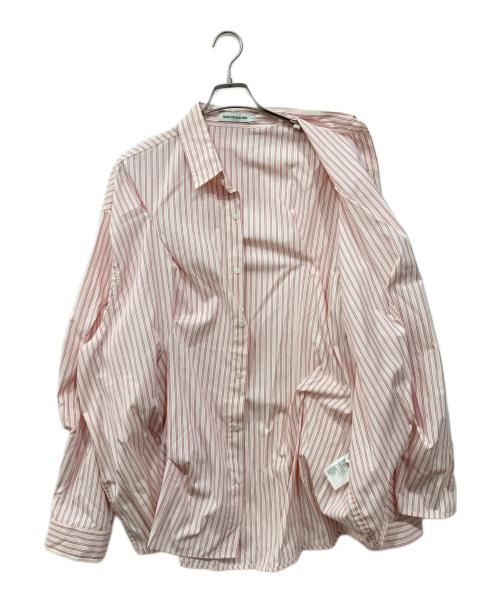 NOS COULEURS（ノ クールール）NOS COULEURS (ノ クールール) ストライプシャツ ピンク サイズ:1の古着・服飾アイテム