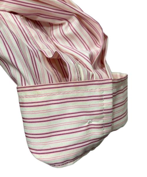 NOS COULEURS（ノ クールール）NOS COULEURS (ノ クールール) ストライプシャツ ピンク サイズ:1の古着・服飾アイテム