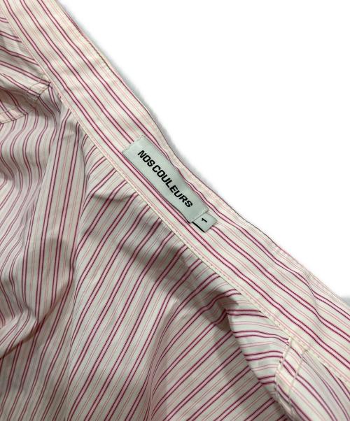 NOS COULEURS（ノ クールール）NOS COULEURS (ノ クールール) ストライプシャツ ピンク サイズ:1の古着・服飾アイテム