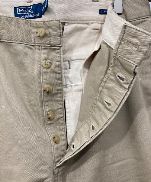 POLO RALPH LAUREN（ポロ・ラルフローレン）POLO RALPH LAUREN (ポロ・ラルフローレン) ヘリテージチノパン ベージュ サイズ:34の古着・服飾アイテム