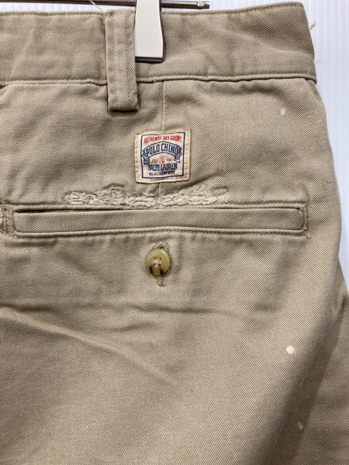 POLO RALPH LAUREN（ポロ・ラルフローレン）POLO RALPH LAUREN (ポロ・ラルフローレン) ヘリテージチノパン ベージュ サイズ:34の古着・服飾アイテム