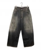 Acne studiosアクネ ストゥディオス）の古着「スーパーバギーフィットジーンズ」｜ブラック