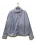 6cRAyon（シックスクレヨン）の古着「ラウンドカラーストライプシャツ」｜ブルー