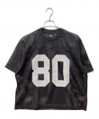 stussyステューシー）の古着「メッシュTシャツ」｜ブラック