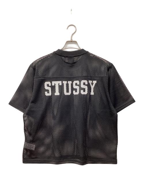 stussy（ステューシー）stussy (ステューシー) メッシュTシャツ ブラック サイズ:Sの古着・服飾アイテム