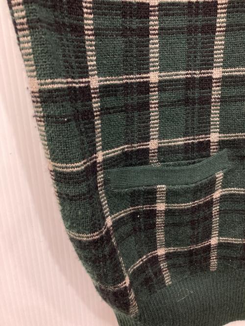 POLO RALPH LAUREN（ポロ・ラルフローレン）POLO RALPH LAUREN (ポロ・ラルフローレン) ジップニットベスト グリーン サイズ:Mの古着・服飾アイテム