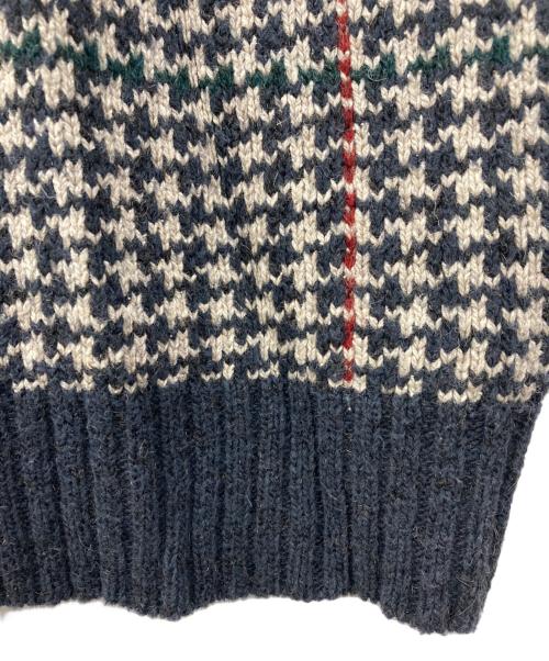 POLO RALPH LAUREN（ポロ・ラルフローレン）POLO RALPH LAUREN (ポロ・ラルフローレン) バーズアイニットベスト ネイビー サイズ:Mの古着・服飾アイテム